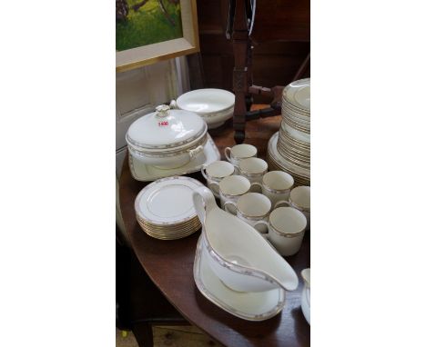 An extensive Wedgwood 'Colchester' pattern tea and dinner service.    Condition Report:  All pieces undamaged.  One tureen li