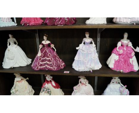 Four Coalport figures, comprising: 'Moonlight Ball'; 'Dangerous Liaisons'; 'The Magic of Old Vienna'; and 'Happy Ever After'.