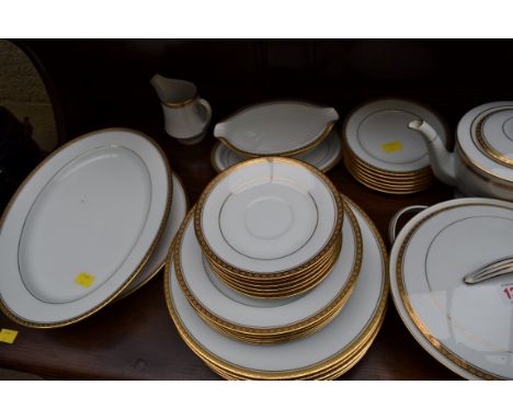 A Noritake 'Richmond' pattern part tea and dinner service; together with another Noritake 'Courtney' pattern coffee service. 