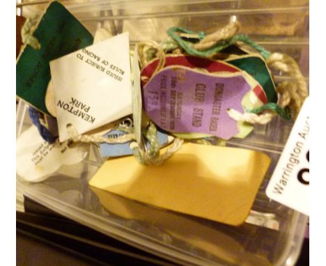 RACING ENCLOSURE PASSES. Collection of Racing Enclosure passes including an enamel Chester example