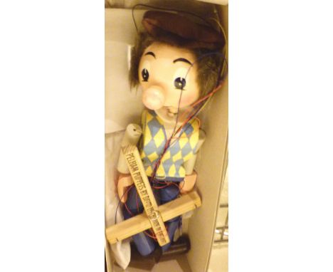 MODERN PELHAM PUPPET. Boxed modern Pelham Golfer puppet