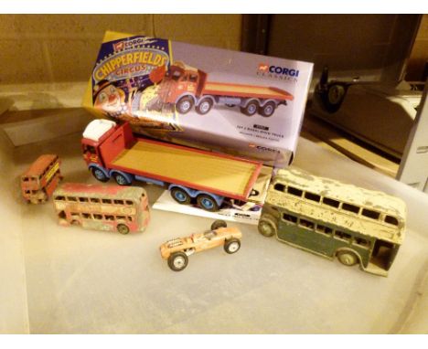 CORGI ERF TRUCK. Boxed Corgi Classics ERF eight wheel rigid truck