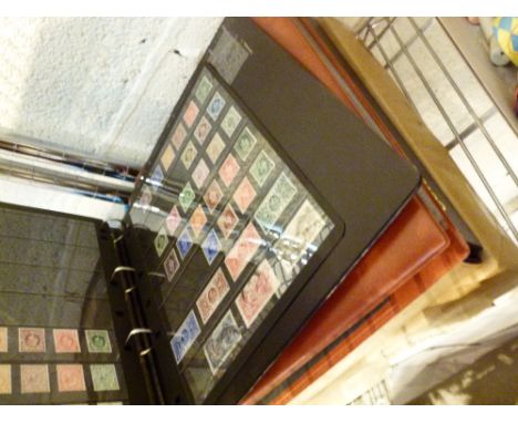STAMPS & FIRST DAY COVERS. Great Britain album of stamps and three albums of first day covers