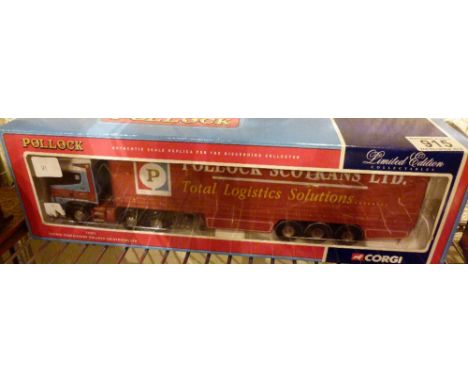 CORGI POLLOCK LORRY. New boxed Corgi Pollock Scotrans lorry