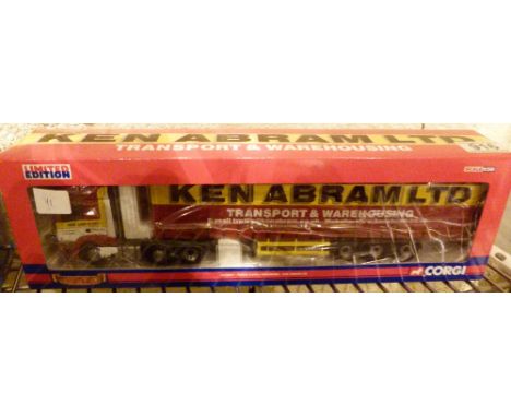 CORGI KEN ABRAMS LORRY. New boxed Corgi Ken Abrams lorry