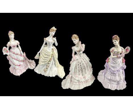 Collection of Four Royal Worcester Figures, comprising 'A Celebration at Windsor', limited edition No. 1148/12500, Splendour 