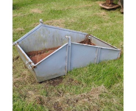A Massey Ferguson tractor mounted work box128w x 84d x 53h cm