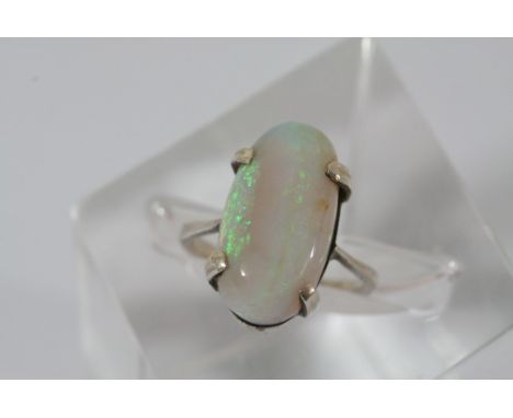 An opal ring.