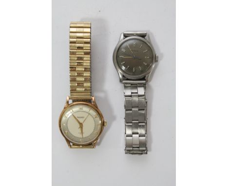 A Buren gents wristwatch and a Rotary wristwatch 