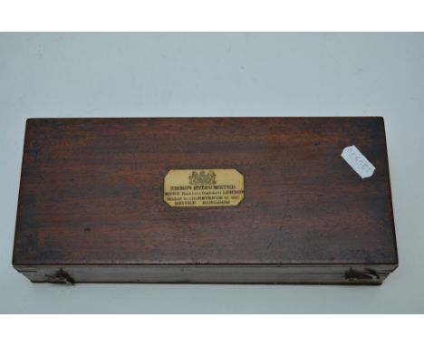 A mahogany cased Sikes's Hydrometer, Hatton Garden