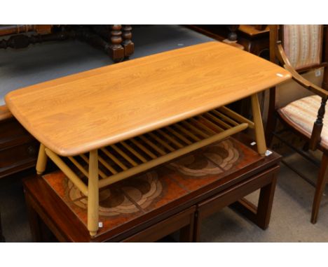 An Ercol lightwood coffee table 
