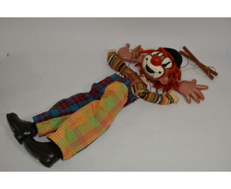 A large unboxed Pelham puppet of a clown