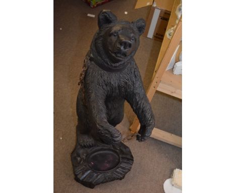 A black forest style stick stand in the form of a bear (91cm) 