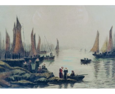 19th Century Lithograph, Beautifully framed and mounted under glass with attractive gilt frame which measures 26 x 22 inches 