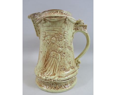 Large Burleigh ware Queens coronation jug, apporx 8" tall.