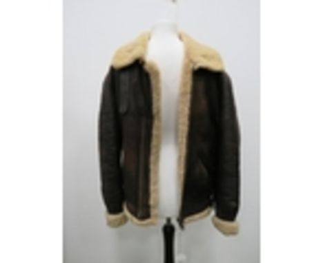 Aviation Co Us Army style Airforce jacket Type B-3 By Detroit clothing company, size 36 PA1860