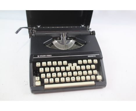 Vintage Silver Reed Typewriter Untested Sold as Ornamental