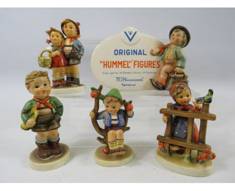 5 Goebel Hummel figurines.