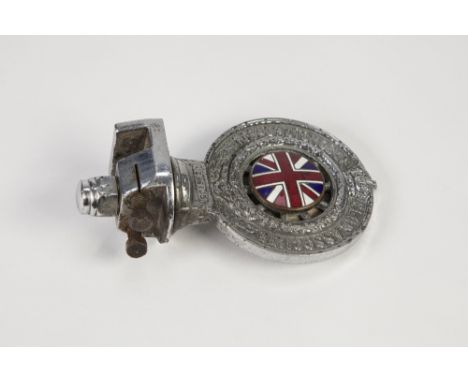 CHROMIUM PLATED ROYAL AUTOMOBILE CLUB ASSOCIATION 1932 BADGE numbered CZ96105