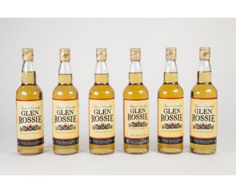 SIX 70CL BOTTLES OF GLEN ROSSIE FINEST QUALITY SCOTCH WHISKY 40% VOL (6)