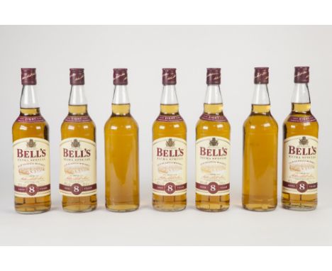 SEVEN 70CL BOTTLES OF BELLS EXTRA SPECIAL OLD SCOTCH WHISKY 8 YEARS OAK AGED, 40% VOL (7)