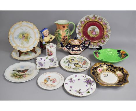 A Collection of Various Ceramics to Comprise Royal Doulton Jug, Carlton Ware Leaf Dish, Imari Teapot, Royal Doulton Shaped Di