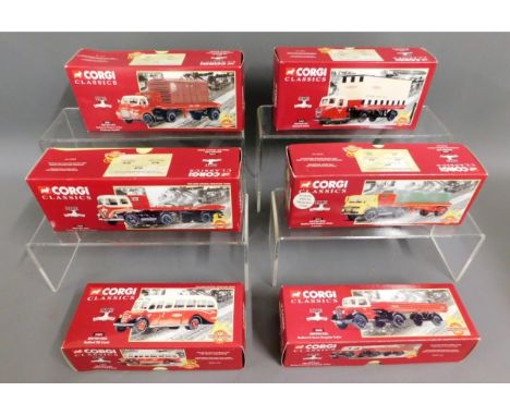 Six boxed Corgi Classics diecast vehicles 18601, 15003, 13903, 20301, 33803 &amp; 18403