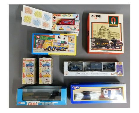 A Corgi John Smiths 97742 , Corgi Classics 09802, Corgi 91890 &amp; other items including Serie Commercial