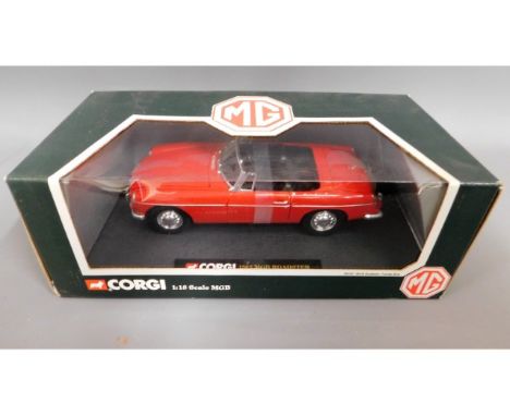 A boxed Corgi MGB Roadster 1:18, 95103