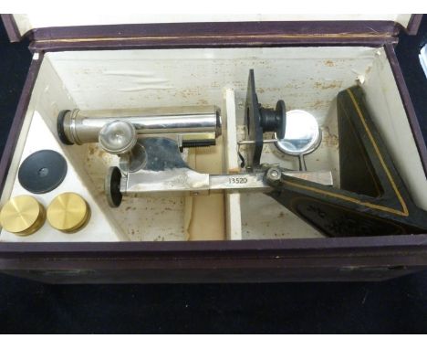 An R &amp; J Beck Star microscope, in carrying case (2)
