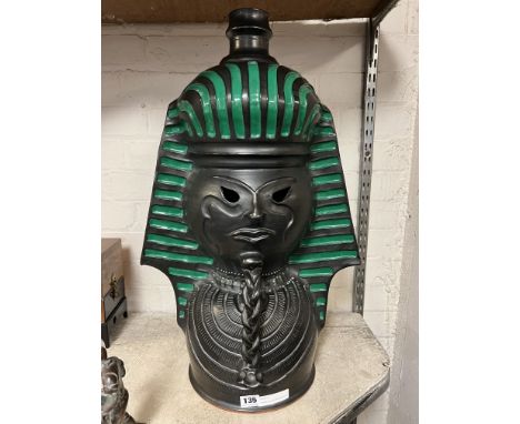 TERRACOTTA EGYPTIAN STYLE LAMP