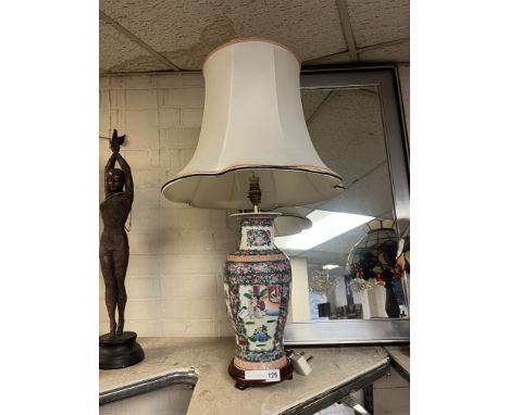 ORIENTAL PORCELAIN TABLE LAMP