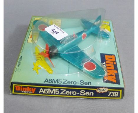 Dinky Japanese Fighter Plane A6 M5O-sen No.739, boxed