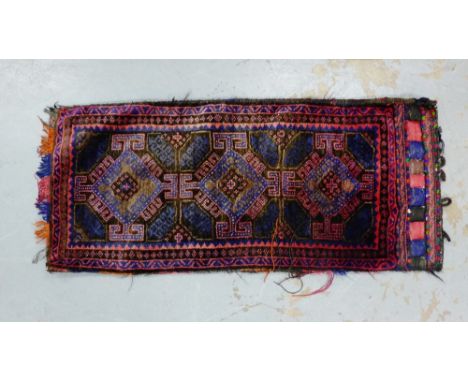 Carpet saddle bag, 105 x 45cm, 105 x 45cm 