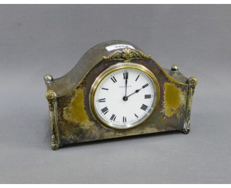 Epns mantle clock, 20 x 14cm 