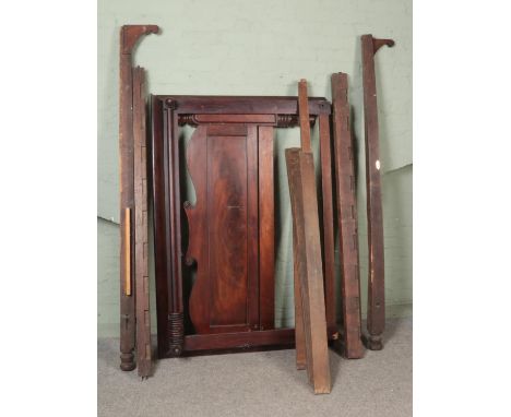 A four poster bedframe sold as seen item has not been assembled in house