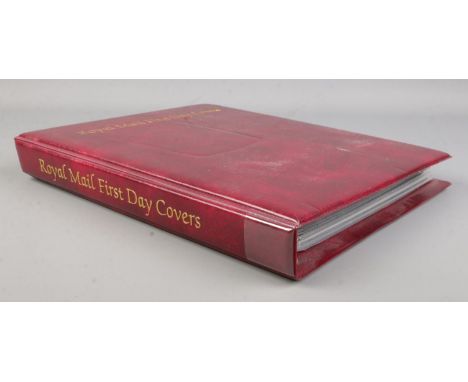 A Royal Mail First Day Covers album containing a quantity of first day covers, presentation packs and Royal Mail Mint Stamps.