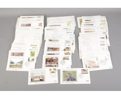 A good collection of Benham silk first day covers to include 100th Anniversary Australian Test Match, Famous Authors, London 