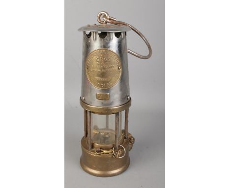 An Eccles Type GR6S miners safety lamp by the Protector Lamp &amp; Lighting Co. Ltd. No 29.