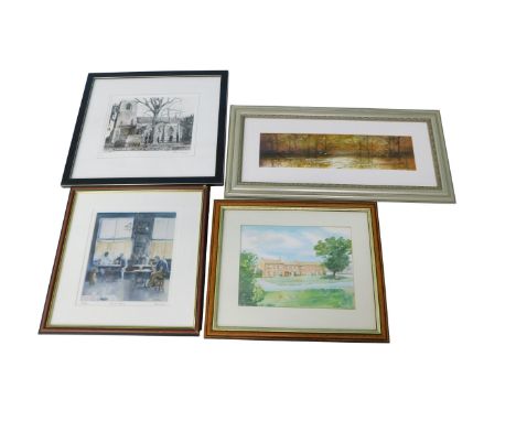 Robin Storey. Inside Nellies, artist signed limited edition coloured print 20/100, signed and titled, 21cm x 19.5cm with thre