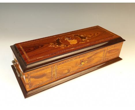 A Franklin Mint and Reuge of Switzerland 'Waltzes of Old Vienna music box', 1985 limited edition 2255 of 2500, the rosewood a