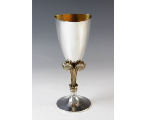 A silver Royal Commemorative goblet for the wedding of HRH The Prince of Wales & Lady Diana Spencer, by Stuart Devlin, London