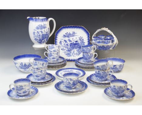 A Copeland Spode part breakfast service in the 'Mandarin' pattern, late 19th century, comprising: eleven tea cups, eleven sau