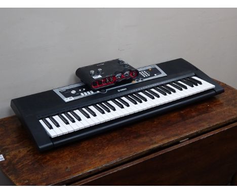 Yamaha Portatone keyboard and Line 6 Tone Port UX2 recording unit (This item is PAT tested - 5 day warranty from date of sale