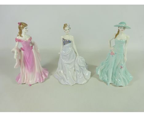 Three Royal Worcester figurines; 'Serena', 'Grace' and 'Isabelle' (3)   Condition Report   Click here for further images, con