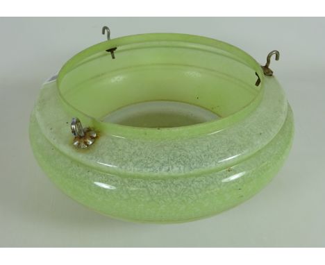 1920's glass light shade    Condition Report   Click here for further images, condition, auction times & delivery costs