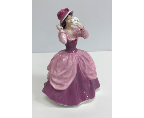 A collection of five figurines including Royal Doulton Classics "Summer Stroll" (HN4406), Royal Doulton "Lady Pamela" (HN2718