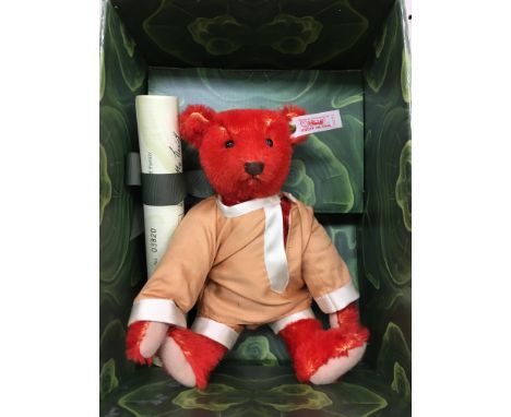 A Steiff baby Alphonso limited edition Cossack bear exclusively for Teddy Bears of Witney 1995 No.'d 3820 of 5000 with box an