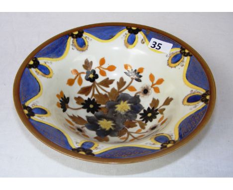 A Noritake hand painted bowl in good condition measuring 10" in diameter as a size guide.