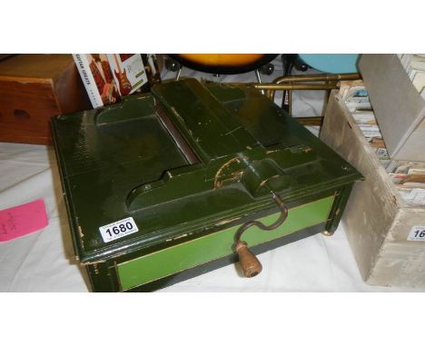 A Cotswold organette roller organ, no rolls.